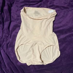 Spanx 2x higher power panty worn once nude
